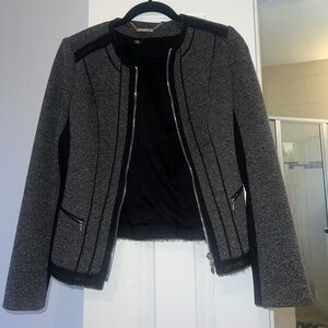 White House Black Market | Charcoal Gray Jacket Blazer
